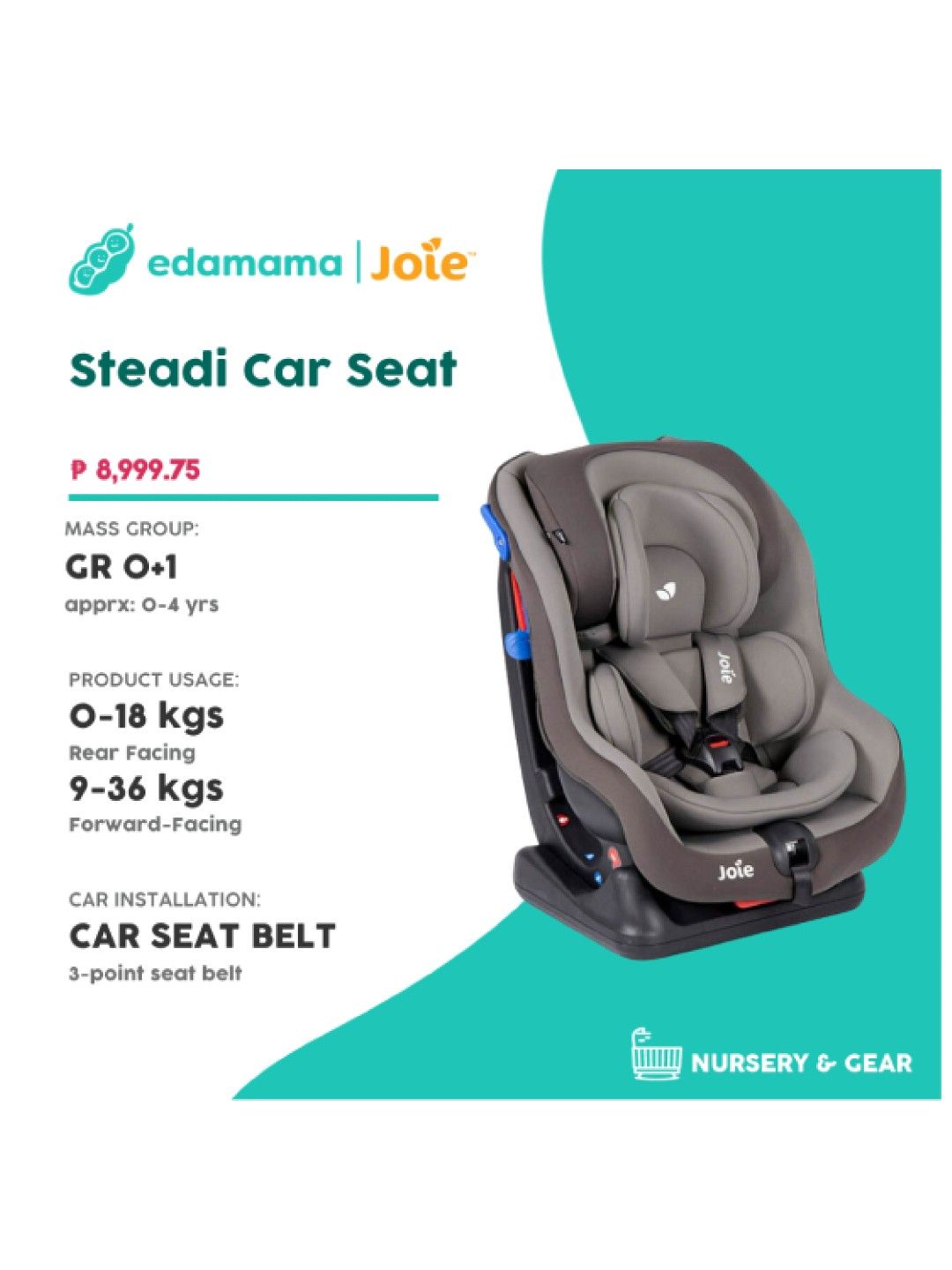Joie Steadi Car Seat edamama